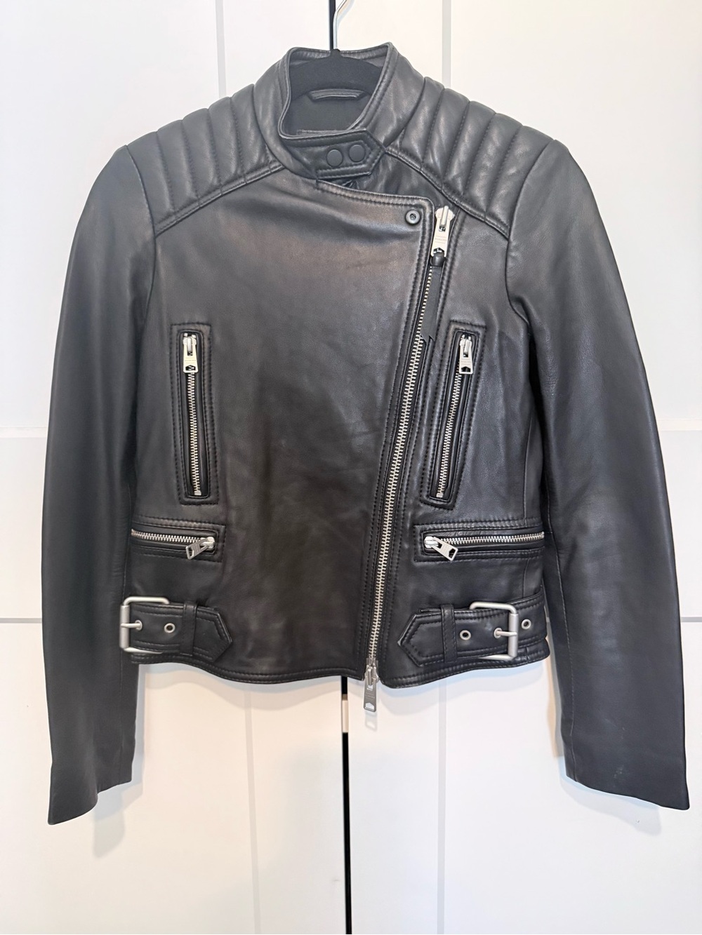 All Saints moto jacket NEW - Picture 4 of 9